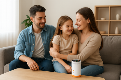 Détecteur intelligent de radon Beneya avec surveillance en temps réel et alertes