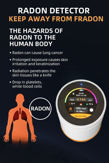 Détecteur intelligent de radon Beneya avec surveillance en temps réel et alertes
