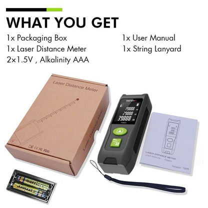 Beneya 262ft/80m Green Beam Laser Distance Meter with Angle Sensor