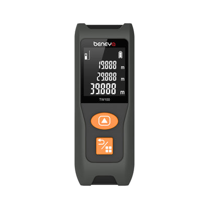 Beneya 328ft/100m Red Beam Laser Distance Meter with Angle Sensor