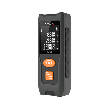 Beneya 328ft/100m Red Beam Laser Distance Meter with Angle Sensor