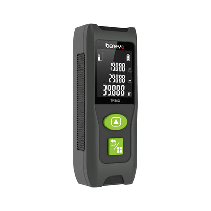 Beneya 262ft/80m Green Beam Laser Distance Meter with Angle Sensor