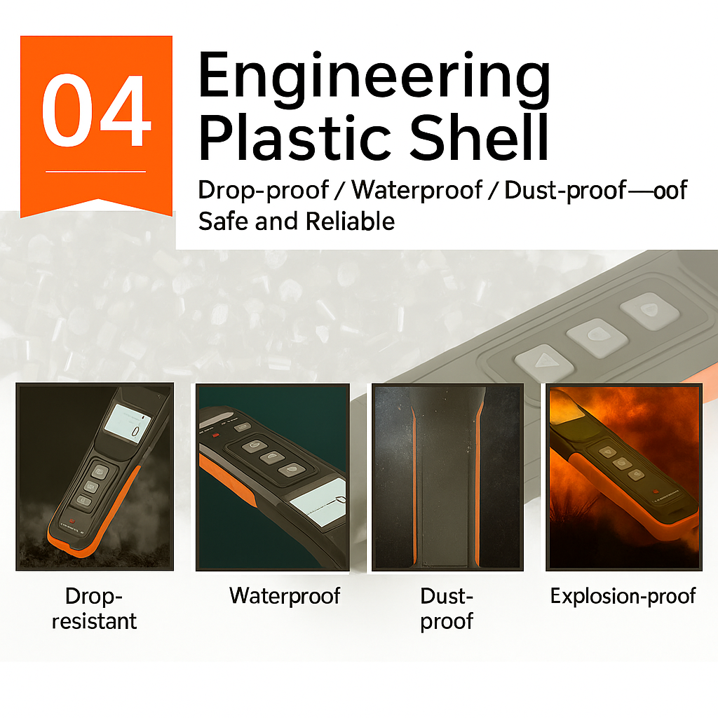 NM393 Portable Combustible Gas Leak Detector – Fast Response | 3-in-1 Alarm | Industrial Precision in Your Pocket