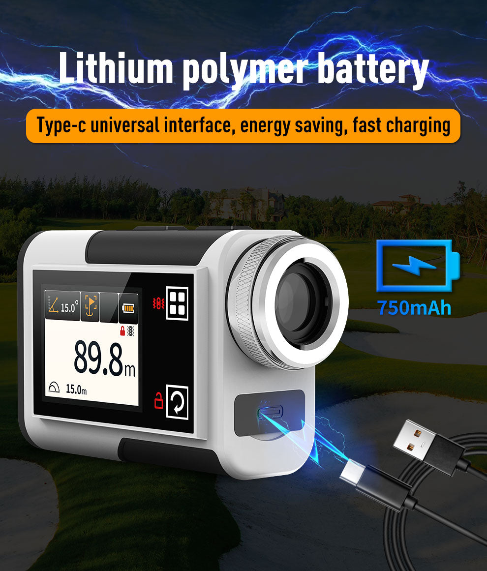 Elite Players' Secret Weapon: Beneya Pro RangeFinder w/ Smart Slope Tech, Vibrant Side Screen & Fast Charging, 4 Advanced Modes (Slope/Speed/Scan/Tournament) - Tournament Legal Mode Included!