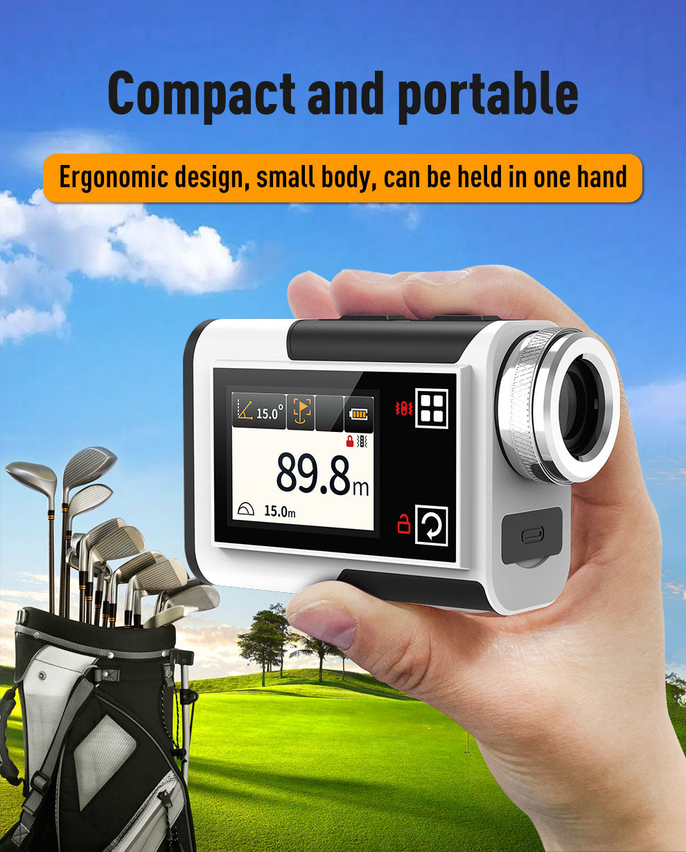 Elite Players' Secret Weapon: Beneya Pro RangeFinder w/ Smart Slope Tech, Vibrant Side Screen & Fast Charging, 4 Advanced Modes (Slope/Speed/Scan/Tournament) - Tournament Legal Mode Included!