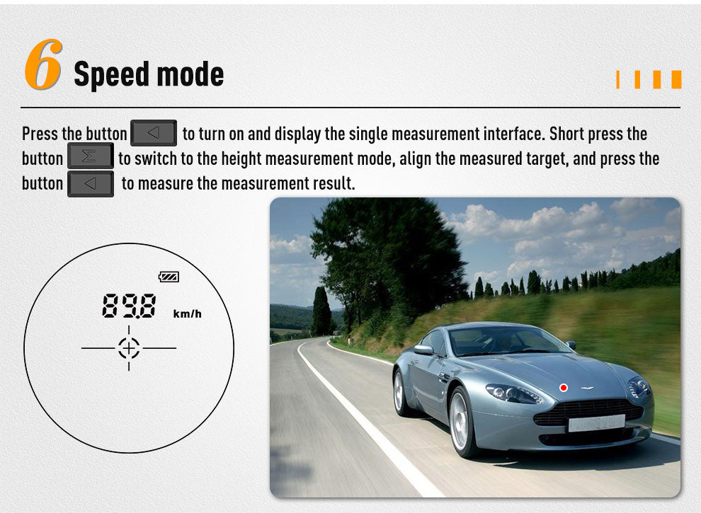 Elite Players' Secret Weapon: Beneya Pro RangeFinder w/ Smart Slope Tech, Vibrant Side Screen & Fast Charging, 4 Advanced Modes (Slope/Speed/Scan/Tournament) - Tournament Legal Mode Included!