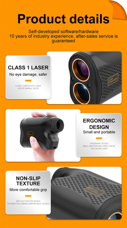 Beneya Golf and Hunting Laser Rangefinder with 6X Magnification and Slope
