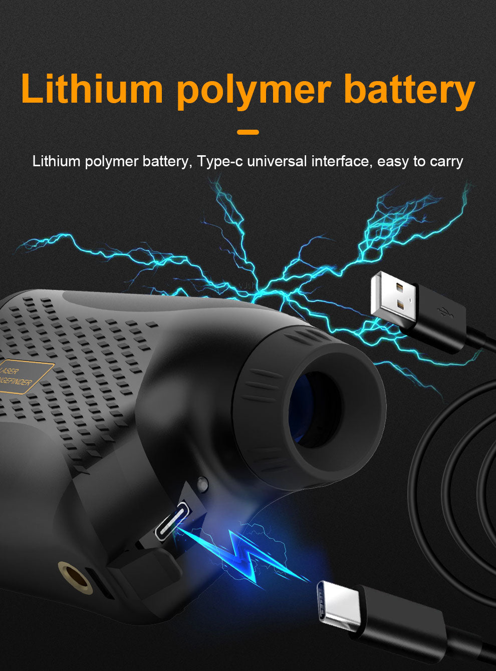 Laser Rangefinder, Beneya Golf/Hunting Rangefinder Rechargeable with 6X Magnification, LCD Display,Angle/Slope Compensation/Unit Switch/Speed/Scan/Functional Range Finder