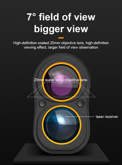 Beneya Golf and Hunting Laser Rangefinder with 6X Magnification and Slope