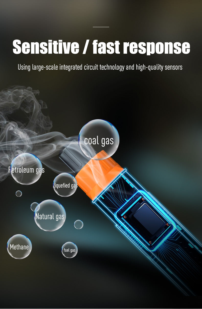 NM391 Pen-Type Gas Detector | Portable & Sensitive Gas Leak Tester with LCD Display. One tool, total safety.