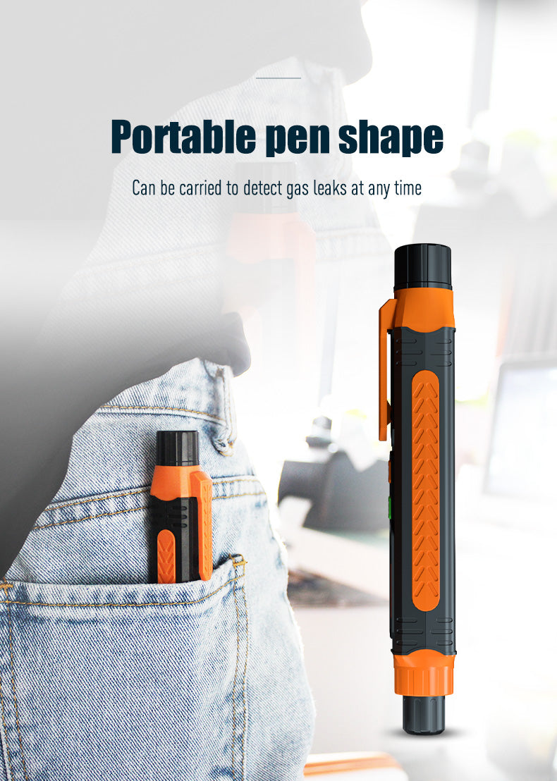NM391 Pen-Type Gas Detector | Portable & Sensitive Gas Leak Tester with LCD Display. One tool, total safety.