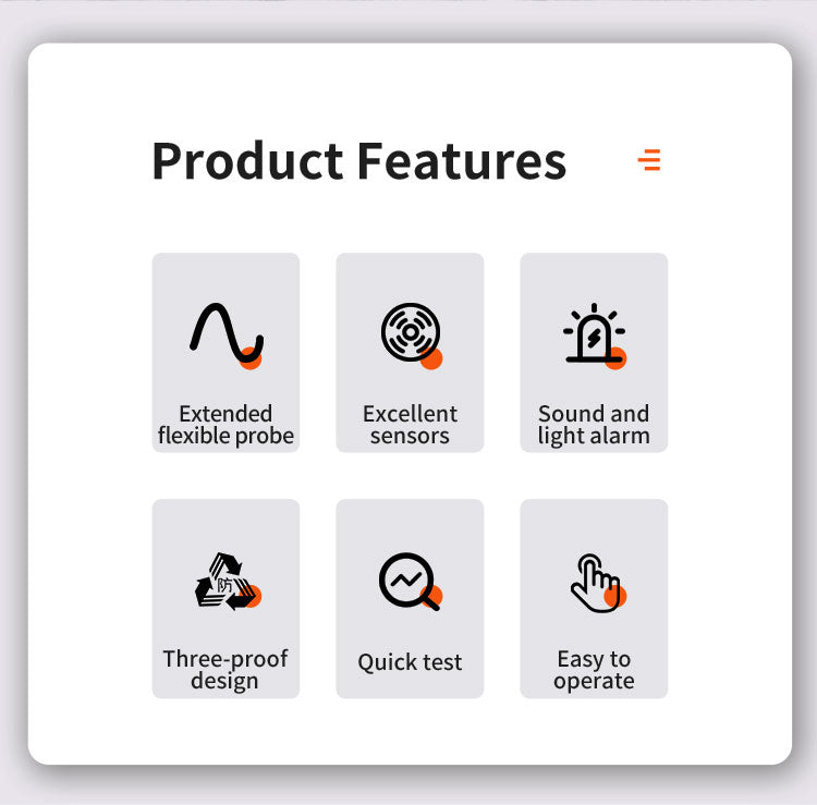 🔥 NM392 Portable Combustible Gas Leak Detector – Dual Sound & Light Alarm | High Sensitivity | Fast Response | Ideal for Natural Gas, Propane, Methane & More