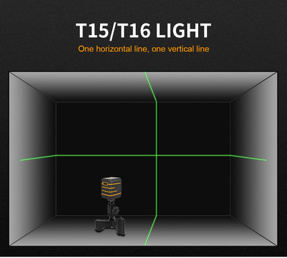 Beneya 2-Line Green Beam Laser Level with Type-C Battery