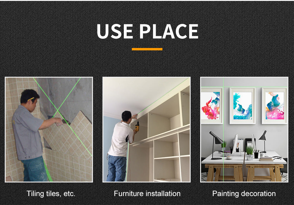 Beneya 2-Line Green Beam Laser Level with Light Intensity Adjustment, Rechargeable Lithium Battery (Type-C Port), Horizontal &amp; Vertical Self-Leveling Tool