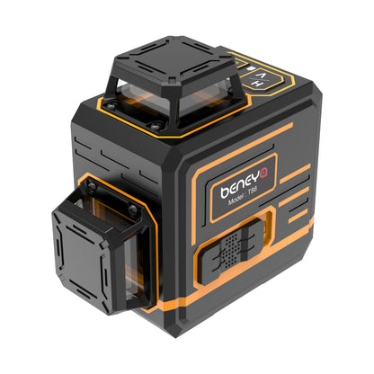Beneya 8-Line 2x360 Green Beam Laser Level with Type-C Battery