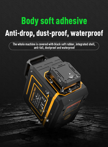 Beneya 8-Line 2x360 Green Beam Laser Level with Type-C Battery