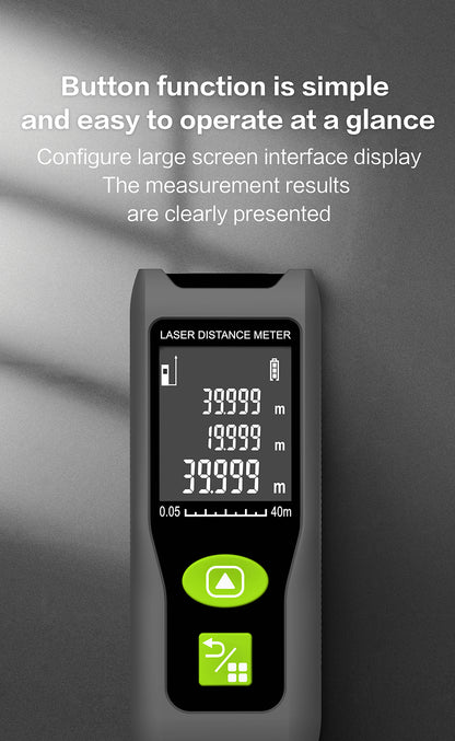 Beneya 262ft/80m Green Beam Laser Distance Meter with Angle Sensor