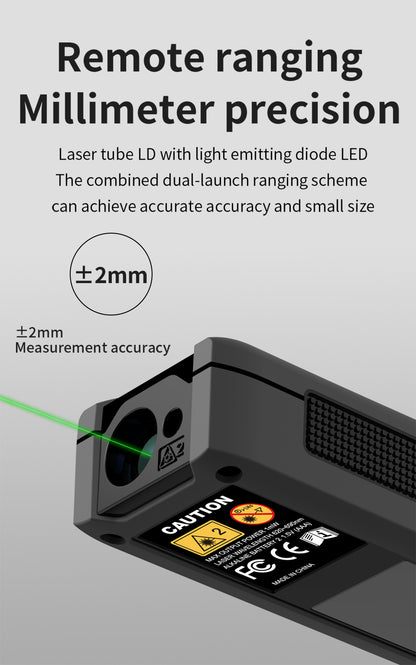 Beneya 262ft/80m Green Beam Laser Distance Meter with Angle Sensor