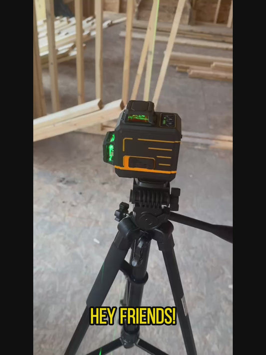 Niveau laser Beneya à 12 lignes et faisceau vert 3x360 avec batterie de type C