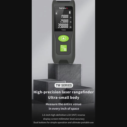 Beneya 262ft/80m Green Beam Laser Distance Meter with Angle Sensor